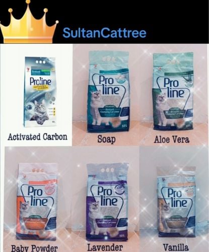 cat foods Prolin, cat litter 