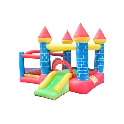 bouncer with slide and pool 