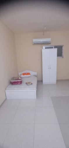 New wood bed, cupboard, mattress