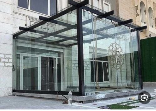 أعمال زجاجية أبواب واجهات فواصل