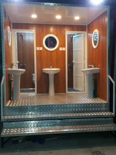 New caravan toilet ready for sale