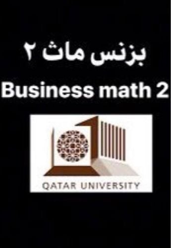 business mathematics 2 