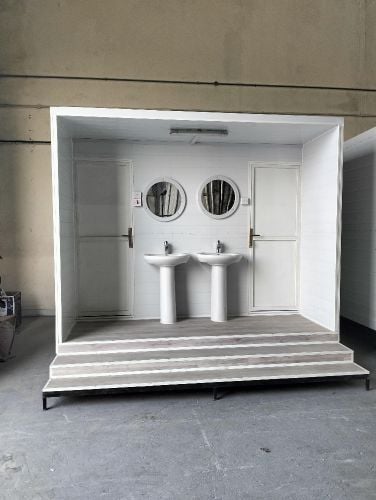 Double toilet ready for sale