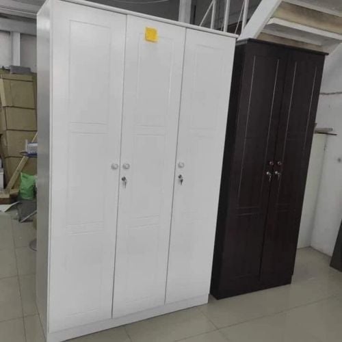 New 3 Door White Cabinet, 2 Door