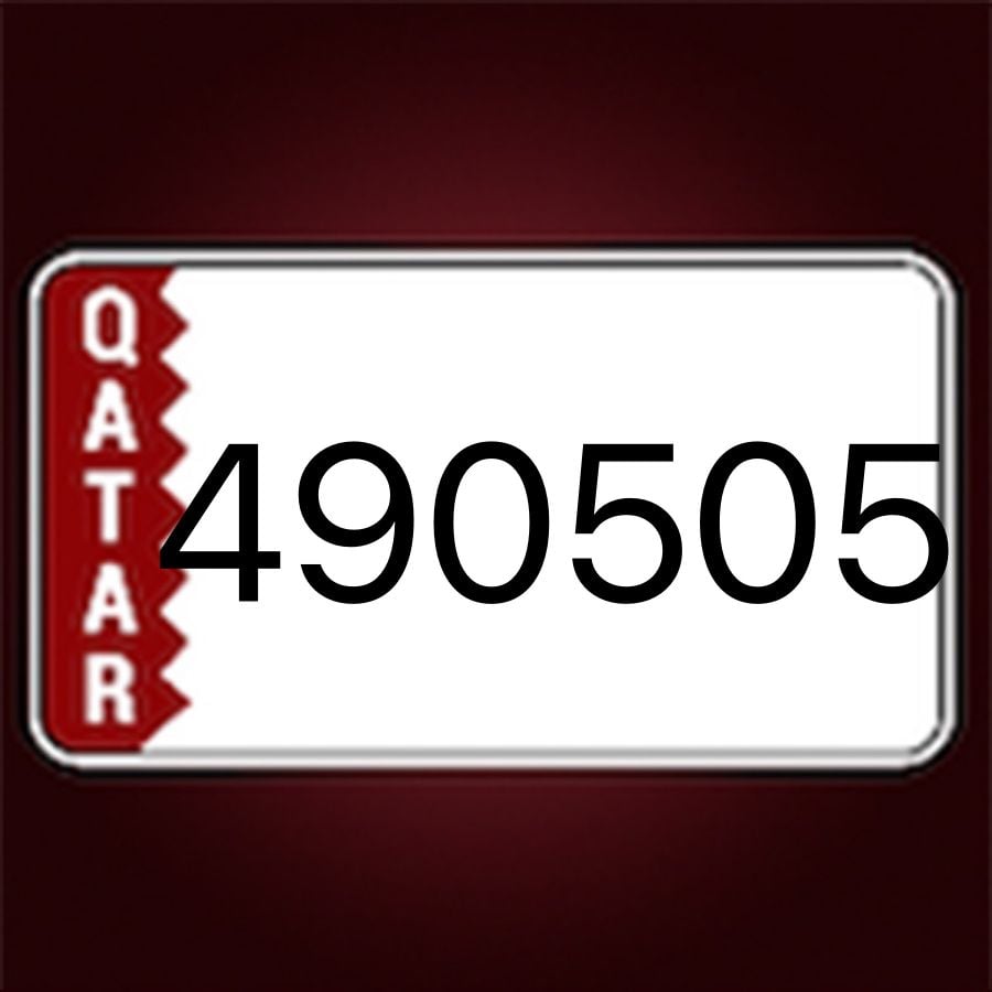 6 digit plate
