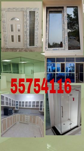 Aluminium , Glass, Gypsum, paint