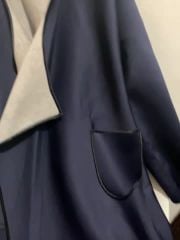 جاكيت طويل ينلبس مع عبايه او بدون