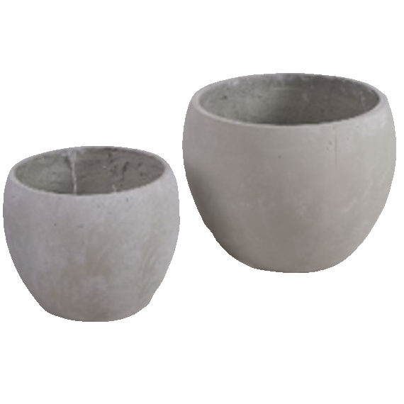 Cement Pot Small 1 Piece