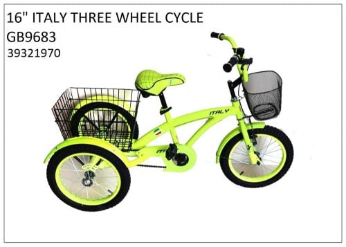3 WHEEL BASKET AVAILABLE 