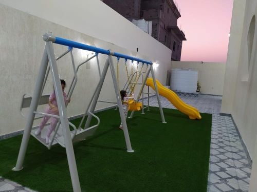 kids swing and slide 