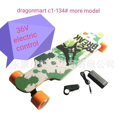 Electric remote control skateboar