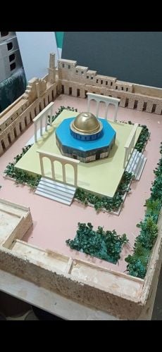 مجسم قبة الصخرة بفلسطين