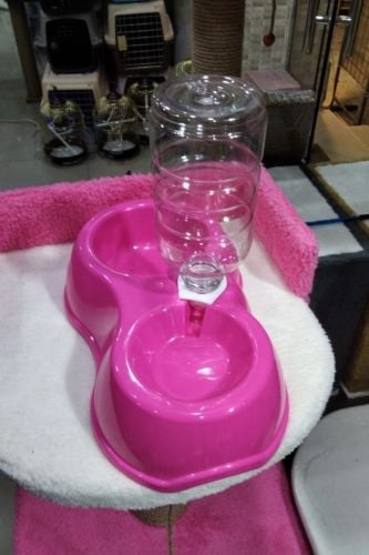cat & dog drinks bowls with bottl