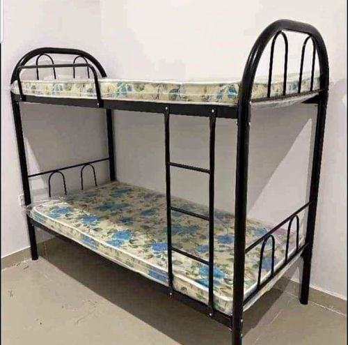 Black single double bunk bed Sell