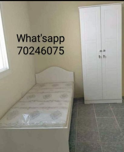 Wooden bed & 2 door Cupboard Sell