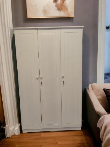 3 Door Cupboard , Wardrobe , Bed
