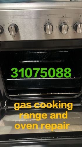 gas cooking range and oven repair