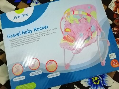 JUNIORS GRAVEL BABY ROCKER