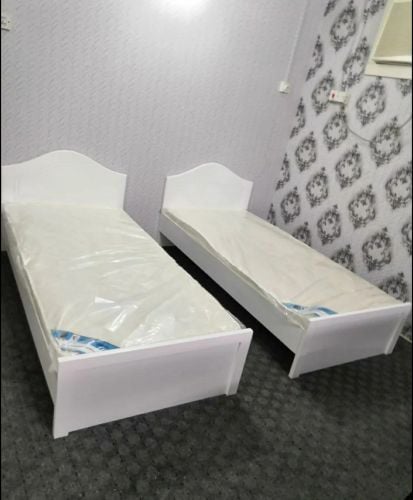 New Wood Bed ,Cupboard , Mattress