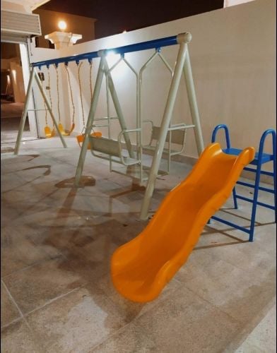 Baby swing and sliding