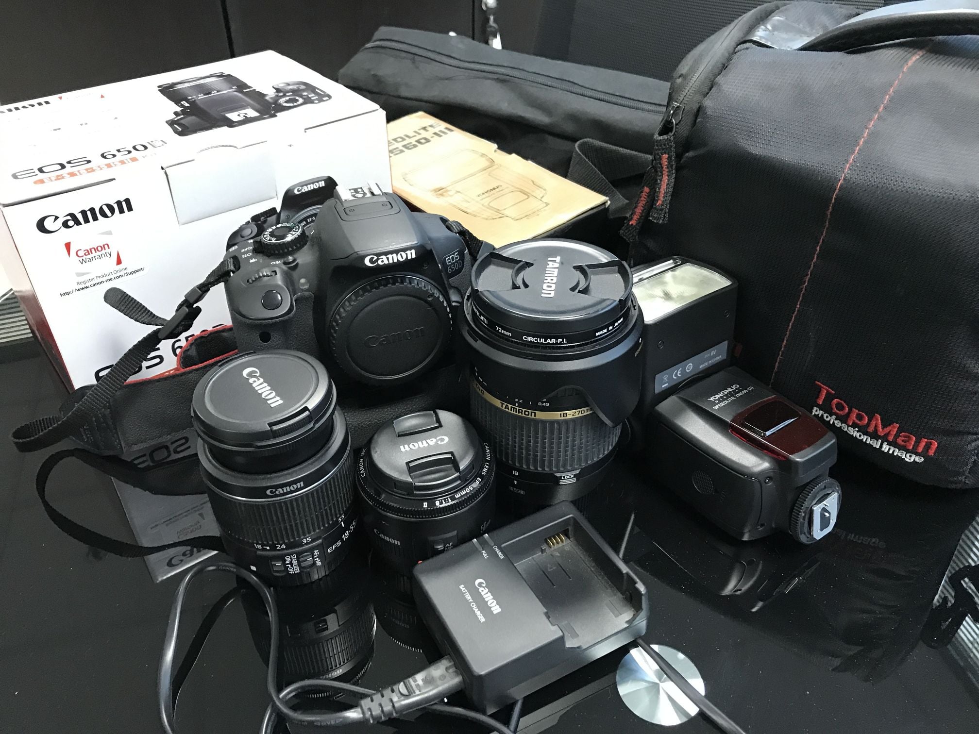 USED CANON 650D WITH ACCS