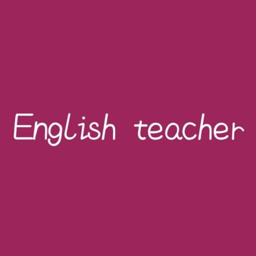 معلمة لغة انجليزية