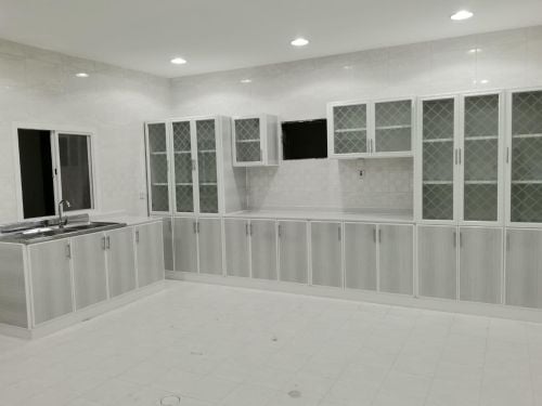 Aluminum kitchen cabinet