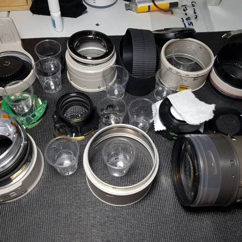 Canon lenses service