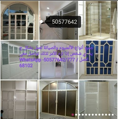 Only for glass work.Call-50577642