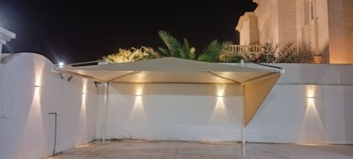 مظلة قماش واتر بروف لحماية السيار