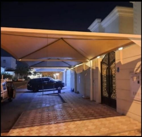 مظلة قماش واتر بروف لحماية السيار
