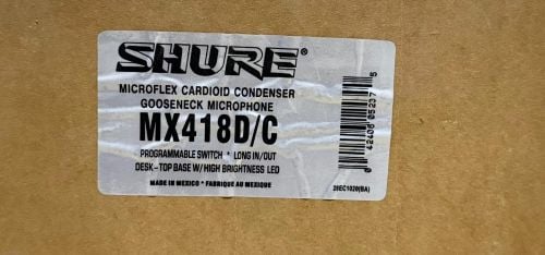 shure gooseneck microphone