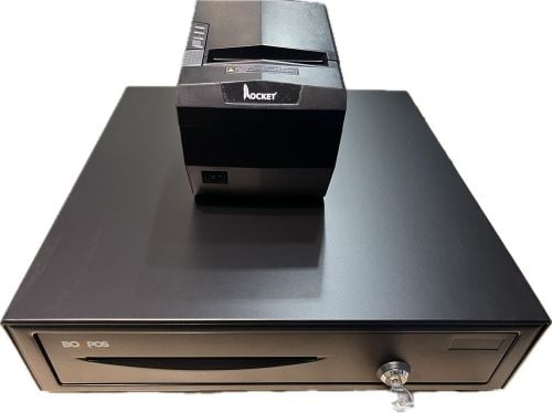 صندوق كاشير وطابعة