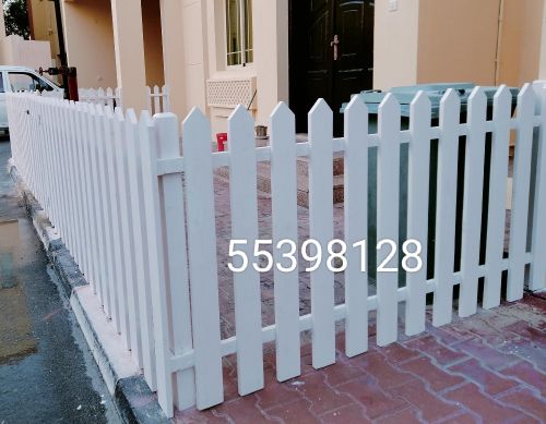 Fence pergola