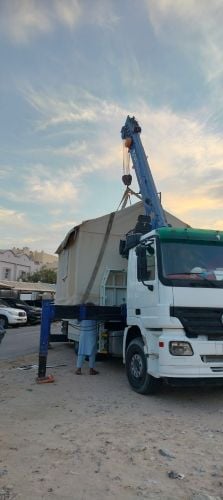 للايجار كرينات  10طن12طن وسبعه