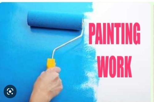 Painting worker