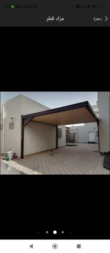 نقوم بعمل المظلات والسواتر