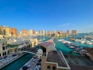 Luxurious 3-Bedroom Apartment with Side Marina Views