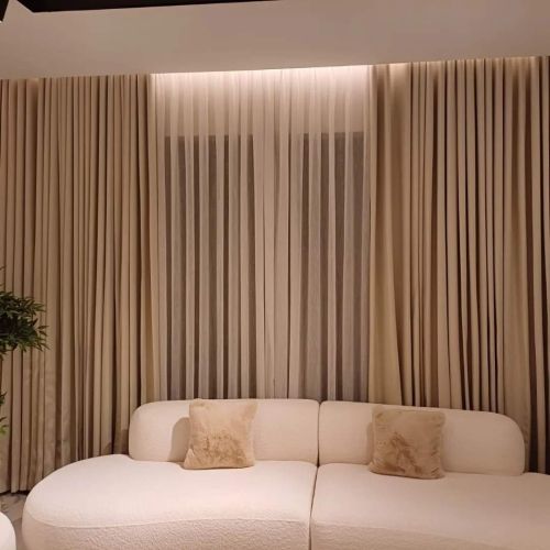 new design curtains fixing