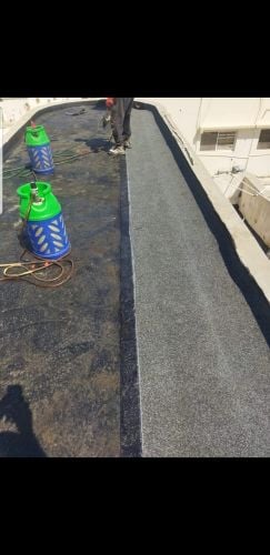 Roof waterproof bathroom work