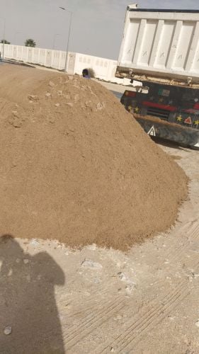 رمل مغسول رمل حكومي .