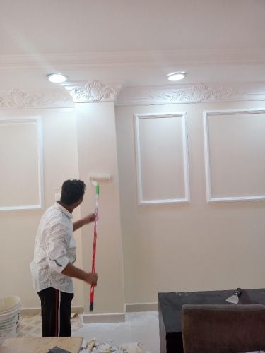 نقوم بجميع أنواع الدهانات الداخلي