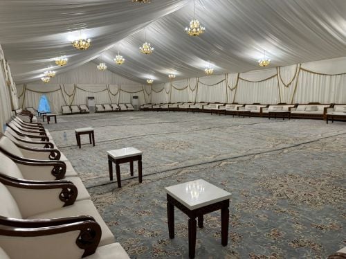 تأجير خيم عزاء جميع المقاسات