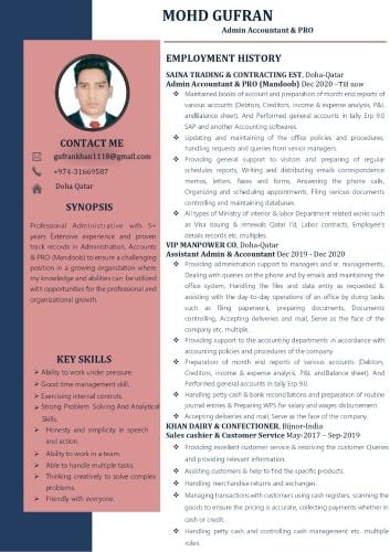 Administrative Accountant PRO