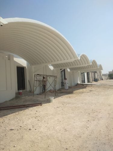 نبني جميع المظلات والطرق المائية