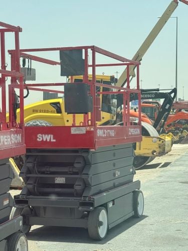Scissorlift Manlift crane av