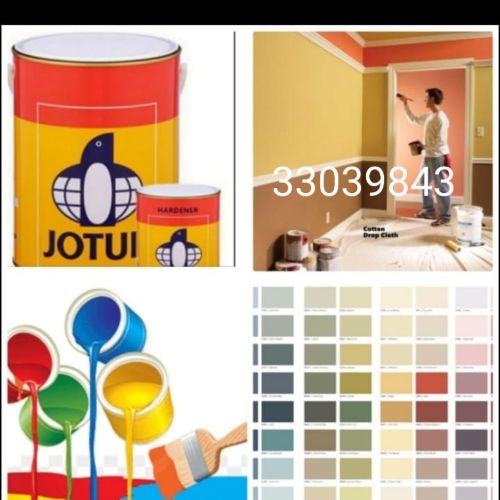 All painting materials available