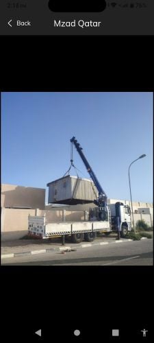 للايجار كرينات ١٢طن وسبعه طن  بسع