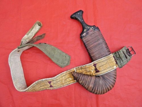 حزام خنجر سيف جامبيا للأطفال