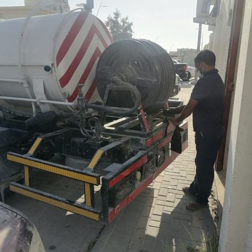 تسليك البواليع بالتانكر الصاروخى
